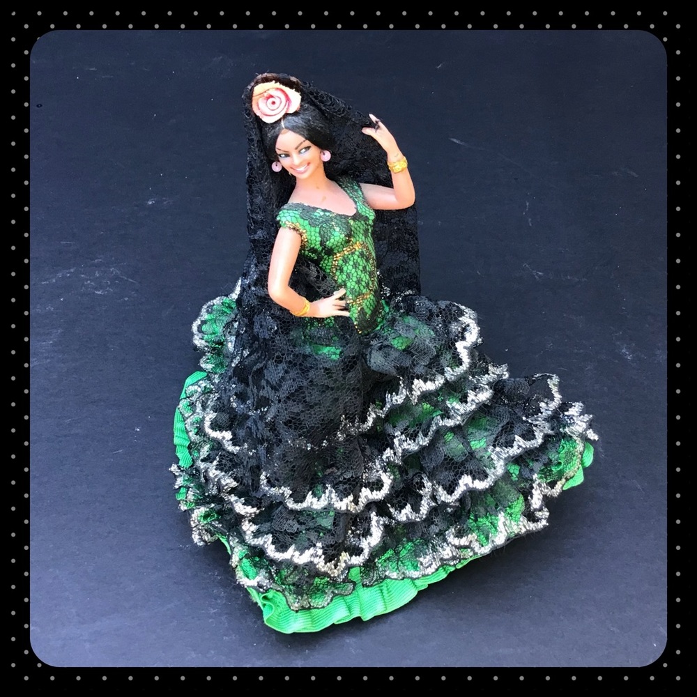 Flamenco dancer doll